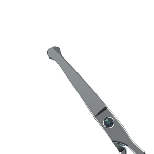 Ciseaux de toilettage pour le nez et les sourcils en acier inoxydable de qualité supérieure de 6 pouces, à pointe arrondie, sûrs pour les hommes, pour la coiffure, design unique, avec étui - Product Image 4
