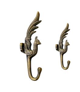 Metal Bird Wall Hook Black Rustic Design Home Decoration Single Piece Hanging Hook - Product Image 5