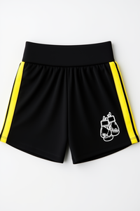 Shorts de boxe actifs en tissu polyester, impression par sublimation personnalisée, logo brodé, respirant, entraînement, taille personnalisée - Product Image 3