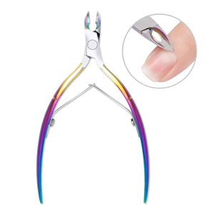 Coupe-cuticules professionnel en acier inoxydable couleur titane, outil de manucure pour éliminer les peaux mortes, OEM - Product Image 1