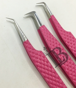 90 Degree Mega <b>Volume</b> 45 Degree Eyelash Extension Tweezers set Low Moq Hand Tested <b>Lash</b> Tweezers Best Price Offer Sustainable - Product Image 3