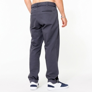 Pantalon décontracté pour homme à séchage rapide, gris foncé, taille élastique avec cordon de serrage et poches latérales, tissu Oxford respirant - Product Image 2