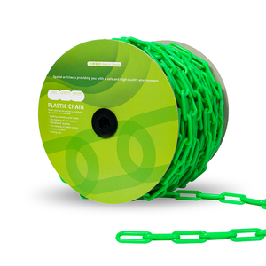 Hot Selling 6mm & 8mm Long Link <b>Plastic</b> <b>Rugged</b> Aqua Chains Custom Size for Exterior Architectural Decoration - Product Image 4