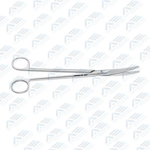 Tijeras de Disección de 230 mm, Instrumento Quirúrgico Ginecológico Premium de 9 Pulgadas, Tupidas, No Estériles, Reutilizables, Curvas Wertheim - Product Image 2