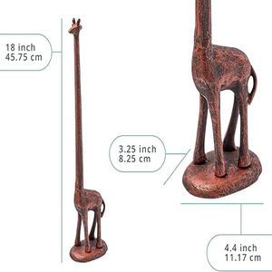 Porte-papier toilette en fonte en forme de dinosaure pour salle de bain - Product Image 2