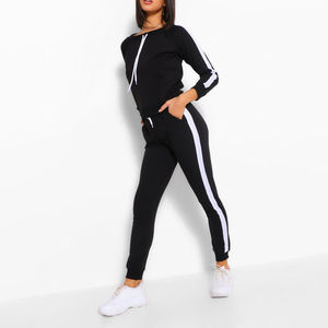 Conjunto Deportivo Informal para Mujer, con Logotipo Personalizado, Sudadera con Capucha 100% Algodón y Pantalones Deportivos Transpirables - Product Image 1