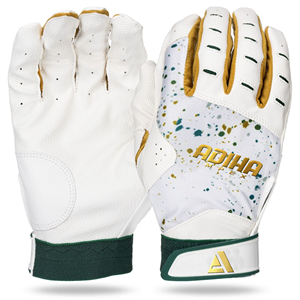 Premium Leather Customizable <b>Baseball</b> Batting Gloves Customized Colors Sizes Anti-Slip Hook Loop Closure Right/Left Hand - Product Image 1