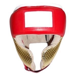 Couvre-chef de boxe Équipement de boxe Cuir brillant Prix bon marché Haute qualité Sparring Arts martiaux Combat-Aine Head Guards - Product Image 1