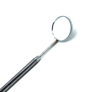 Miroir dentaire jetable en acier inoxydable argenté, ergonomique, manuel, anti-buée, instruments d'inspection dentaire - Product Image 5