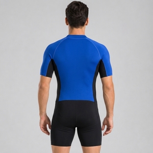 Maillots de bain pour hommes personnalisés de haute qualité pour l'été - Service OEM, logo frontal, design respirant une pièce - Product Image 2