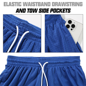 Shorts en mesh tendance pour homme, coupe classique, design incroyable, tissu extensible. - Product Image 3