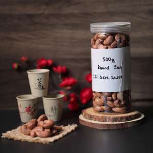 공장 가격 프리미엄 베트남 캐슈넛 500g 원형 병 (플라스틱 뚜껑이 있는 알루미늄 씰) - 공장 직배송 - Product Image 2