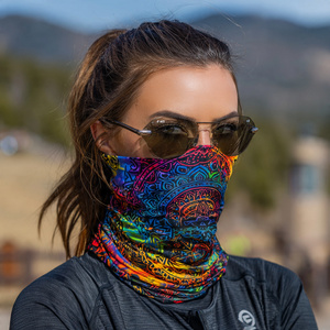Bandana de sublimation anti-UV 100 % polyester, écharpe de cyclisme, cache-visage solaire, cache-cou respirant - Product Image 6