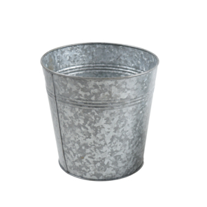 Macetero de Jardín de Hierro con Diseño Iónico, Cesta para Macetas, Decoración para el Hogar y Exteriores, Acabado Galvanizado, Uso en Restaurantes - Product Image 2