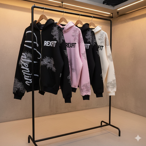Sweats à capuche zippés surdimensionnés à prix d'usine, impression de logo personnalisée, vente en gros, sweats à capuche zippés de haute qualité - Product Image 6