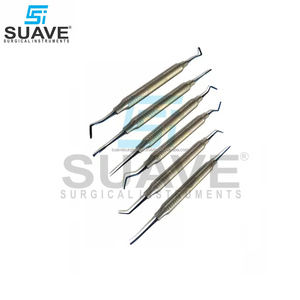 Elevador de raíz de implante periodontal recto curvo, elevador Dental, conjunto de periotomo quirúrgico de SUAVE SURGICAL INSTRUMENTS - Product Image 3