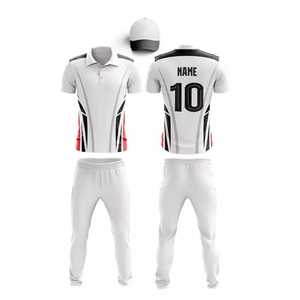 Fabricante de Uniformes de Cricket Personalizados, Conjuntos de Camisetas y Pantalones para Equipos, 100% Poliéster, Tallas Grandes, Impresión Digital, Suministro al por Mayor, OEM - Product Image 1