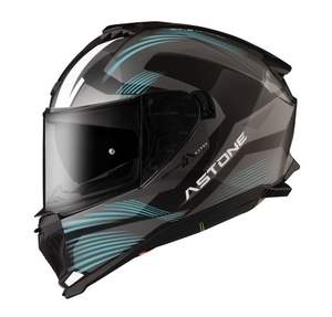 Casques ASTONE Nouveau casque de moto intégral en ABS avec résistance aux chocs certifié ECE22.06 - Product Image 1