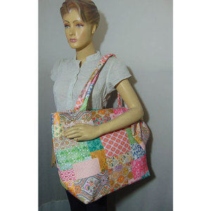 High Quality Cotton Digital Print Assorted Canvas <b>Beach</b> <b>Bag</b> Multi Color Pattern <b>Zip</b> Pouch Reusable <b>Large</b> Capacity Shopping Tote - Product Image 2