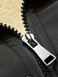 Veste en polaire vert olive pour homme, col à capuche, automne-hiver, vêtements décontractés pour l'extérieur, réversible, coupe-vent, respirante, écologique - Product Image 5