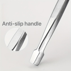 <b>Stamp</b> Holding Tweezers Curved Philately Tweezers <b>Stamp</b> Collector Tweezers Slanted Tips Manicure Craft Hobby Precision <b>Hand</b> Tools - Product Image 5