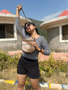 Nouveau Style occidental cheveux sur cacher fourrure cuir sacs à bandoulière de haute qualité à la mode véritable fourrure de vachette cuir fronde côté sac à main - Product Image 5