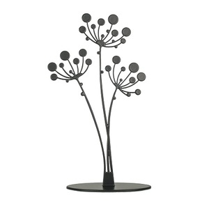<b>Tree</b> Design Black Color Metal Jewelry <b>Stand</b> Highest Quality Customized Size Jewelry Display <b>Stand</b> From India - Product Image 1