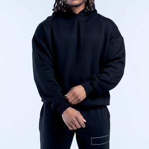 Sudadera con Capucha de Forro Polar para Hombre, Diseño Personalizado con Logotipo, Corte Regular, Color Sólido, Bolsillo Delantero, Manga Regular, Informal, Invierno - Product Image 5