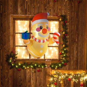 Christmas Snowman Inflatable Outdoor Holiday Yard Decorations Festive Christmas Decor for Your Home or Garden - Product Image 1