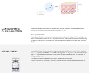 Booster cutané professionnel au PDRN de saumon pour une hydratation intense et une peau éclatante, solution réparatrice 3ml - Product Image 3