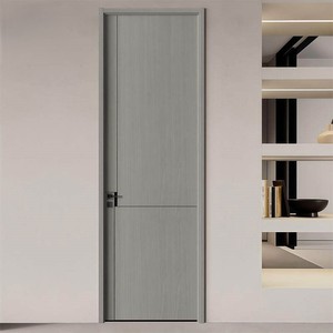 Modern WPC Door Panel Wood <b>Polymer</b> Composite Interior Door Fire-retardant Waterproof Sound Insulation for Hotel Office Workshop - Product Image 6