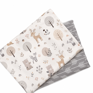 Factory Wholesale <b>Cute</b> Pattern Baby Bed Sheet Fabric Woven Infants Cotton with Animals Flower Printing Blackout Feature - Product Image 1