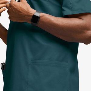Tenues médicales pour hommes, blouses d'hôpital à manches courtes, blouses médicales en jersey pour hommes - Product Image 4