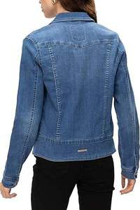 Chaqueta Vaquera Más Vendida, Fabricante de Chaquetas Vaqueras, Ropa de Invierno para Mujer, Chaquetas Vaqueras para Mujer Talla Grande, Venta al por Mayor, OEM - Product Image 4
