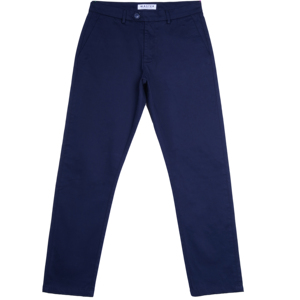 Pantalones Chinos Casuales para Hombre, Color Sólido, Corte Recto Ajustado, Cintura Media, Spandex/Algodón, Protección UV, Transpirables, Uso Diario, Sostenibles - Product Image 1