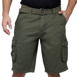 High Waist Plain <b>Cargo</b> Shorts With 6 Pocket Zipper Style <b>Work</b> Wear Summer Sexy Fit Swimming Beach <b>Cargo</b> Shorts Men - Product Image 3