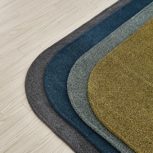 Tappeto Coreano in Microfibra con Motivo Arcuato, Lavabile, per Camera da Letto e Soggiorno, Pelo Corto per Tutte le Stagioni, 100x150cm - Product Image 1