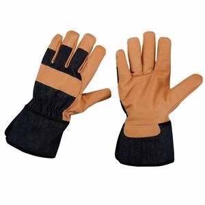 Gants de travail en cuir de buffle de qualité supérieure, résistants, pour la construction, la protection personnelle et l'usage domestique, fabriqués au Canada - Product Image 4