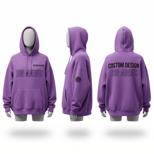Custom Design Dr Arifs Hooded <b>Sweatshirt</b> <b>Pink</b> Oversized Cotton Fleece Casual Autumn Wear Unisex Regular Fit - Product Image 4