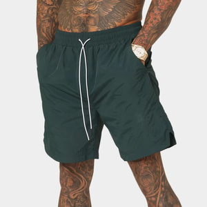 Shorts de sport pour hommes personnalisés OEM, taille mi-haute, respirants, en Spandex/Coton, décontractés, avec poches, pour la gym - Product Image 3