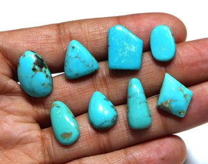 Turquoise naturelle d'Arizona, cabochon, turquoise Sleeping Beauty, pierre précieuse en vrac pour la fabrication de bijoux, vente en gros de pierres de turquoise d'Arizona - Product Image 2