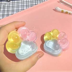 Juguete Antiestrés de TPR con Forma de Pata de Gato en Colores Pastel, Diseño Novedoso, Alivio de la Ansiedad, Sensorial, Regalo para Niños y Niñas - Product Image 1