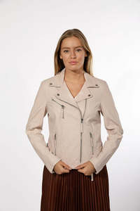 Chaquetas de Mujer de Moda, Chaqueta Acolchada de Cuero Genuino, Chaquetas de Invierno de Piel de Oveja de Alta Calidad al por Mayor - Product Image 4