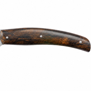 Cuchillos de Caza de Hoja Fija para Exteriores con Filo Curvo, Mango de Madera Natural y Hoja de Acero Pulido para Camping y Campo - Product Image 3