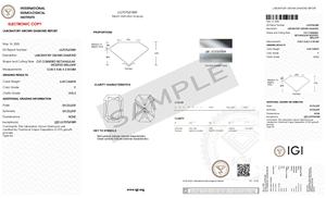 6,00 CARAT Lab Grown Diamond CVD Radiant Cut VVS2 Clarity F Color blanco 12,83 MM IGI Certificado para joyería atractiva - Product Image 2