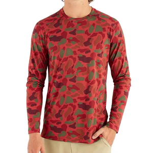 Chemise de pêche à manches longues de haute qualité UPF 50, séchage rapide, tissu super doux, impression par transfert thermique pour adultes - Product Image 6