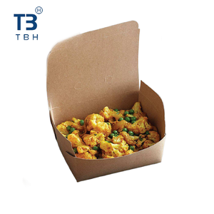 Boîte à lunch rectangulaire en papier kraft de bonne qualité, 900 ml, pour plats à emporter, idéale pour cafés, stands de restauration et événements - Vendeur Malaisie - Product Image 4