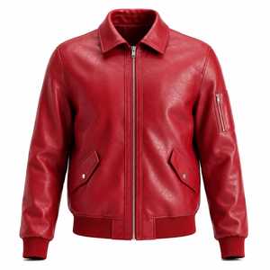 Veste en cuir de style décontracté et élégant ProudWear, doublure intérieure douce, vêtement d'extérieur léger et tendance pour un usage quotidien - Product Image 1