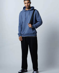 Quantité minimale de commande bas gros goutte épaule acide lavage vintage à capuche hommes capuche intégrale demi zip up respirant coton à capuche - Product Image 5