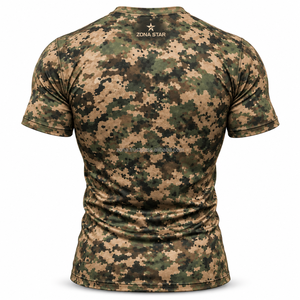 100% Polyester Knitted Sublimation <b>T</b>-<b>Shirt</b> Custom 3D Print <b>Muscle</b> Mens Quick Dry Breathable Gym Tee Wholesale OEM - Product Image 6